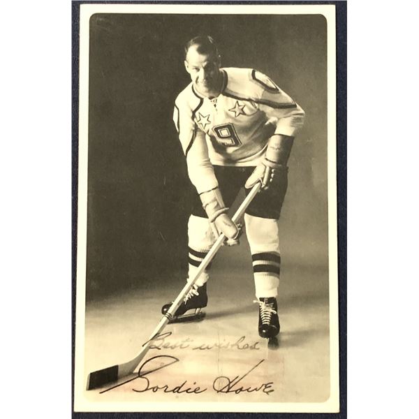 GORDIE HOWE (HOF) EATON'S PROMO CARD
