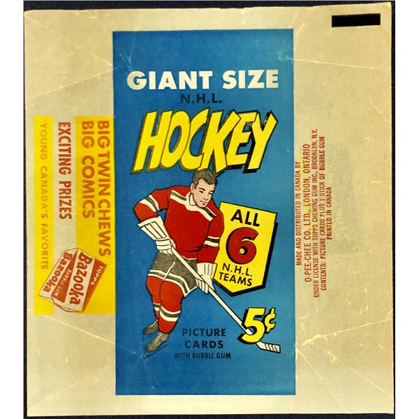 1964-65 O-PEE-CHEE HOCKEY WRAPPER