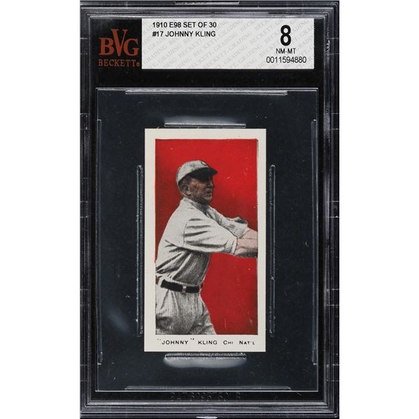 1910 E98 Johnny Kling (BVG 8)