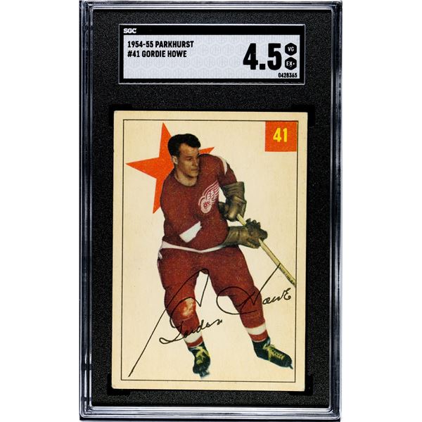 1954-55 Parkhurst #41 Gordie Howe (SGC 4.5)