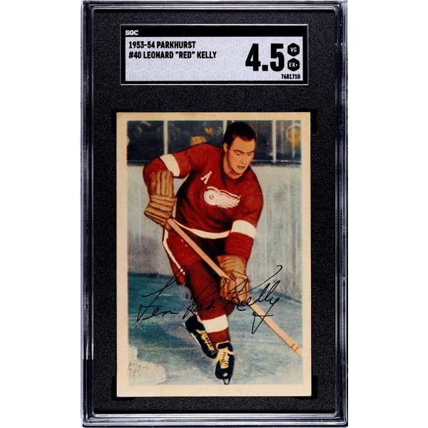 1953-54 Parkhurst #40 Red Kelly (SGC 4.5)