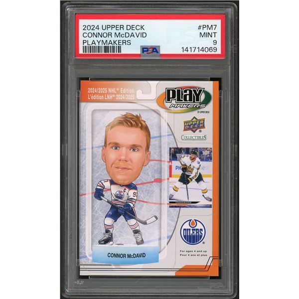 2024 Upper Deck Connor McDavid Playmakers SP - PSA 9