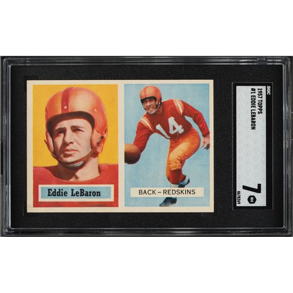 1957 Topps #1 Eddie Lebaron (SGC 7)