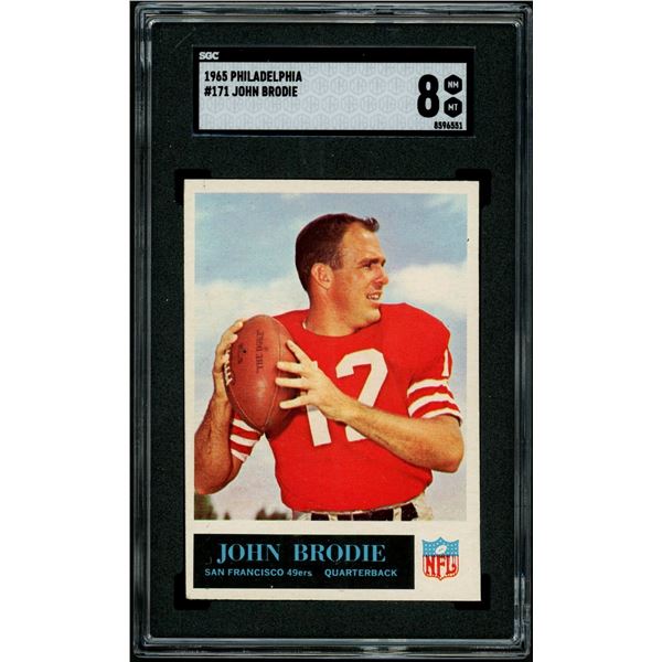 1965 Philadelphia #171 John Brodie (SGC 8)