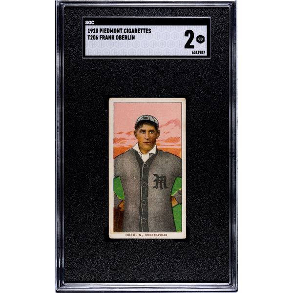 1909-11 T206 - Frank Oberlin (SGC 2)