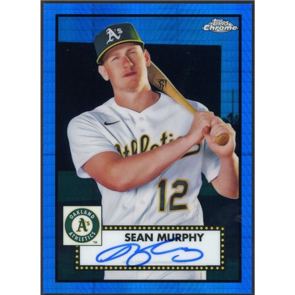 2021 Topps Chrome Platinum Anniversary Sean Murphy Blue Autograph /99