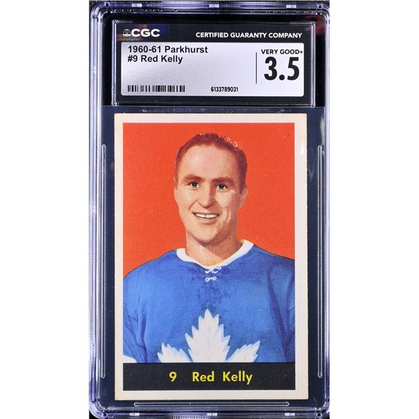 1960-61 Parkhurst #9 Red Kelly (CGC 3.5)