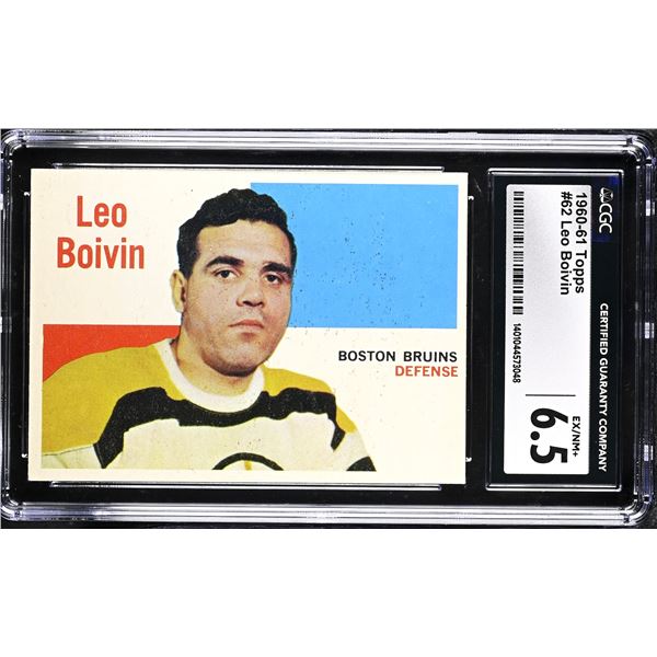 1960-61 Topps #62 Leo Boivin (CGC 6.5)