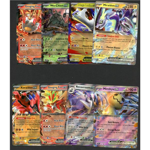 Pokemon EX lot x8