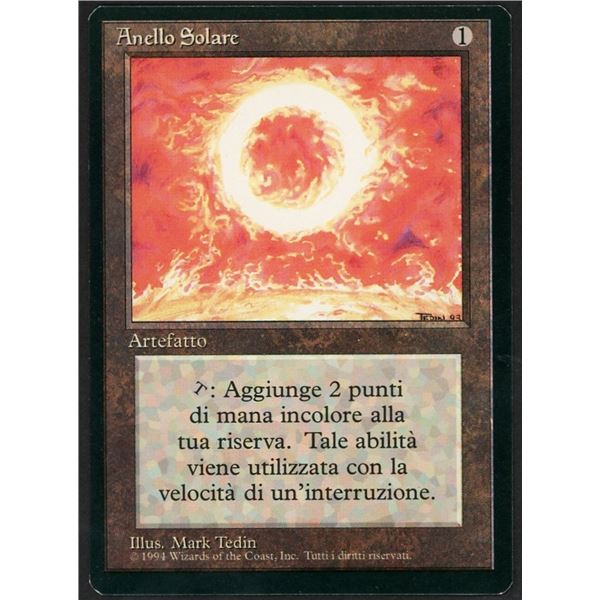 Magic the Gathering Foreign Black Border SOL Ring (Italian) - NM