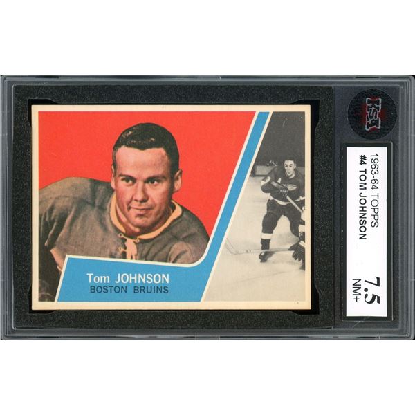 1963-64 Topps #4 Tom Johnson (KSA 7.5)
