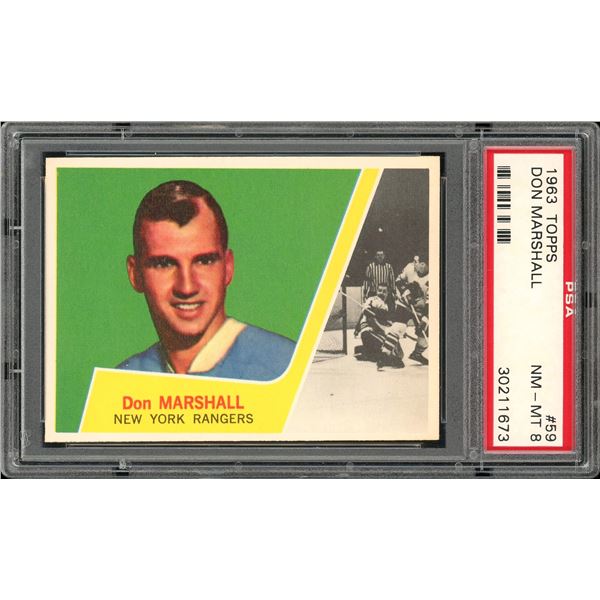 1963-64 Topps #59 Don Marshall (PSA 8)
