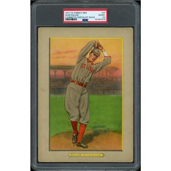 1911 T3 Turkey Red - Slim Sallee (PSA 2.5)