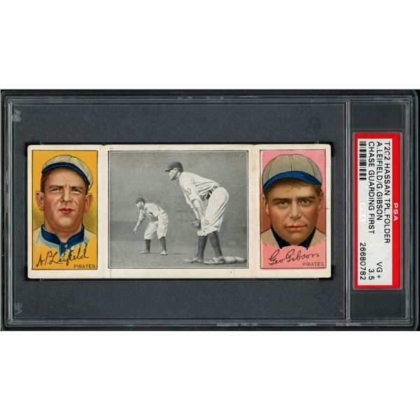 1912 T202 Hassan – Leifield/Gibson/Chase (PSA 3.5)