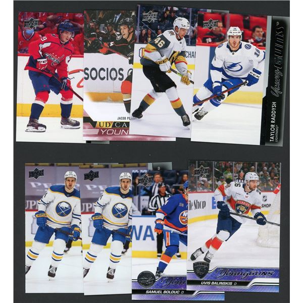 8x Upper Deck NHL Young Guns Lot
