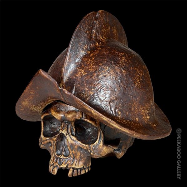 LOST TEMPLE TRADERS "THE LAST CONQUEST" SKULL MUG.