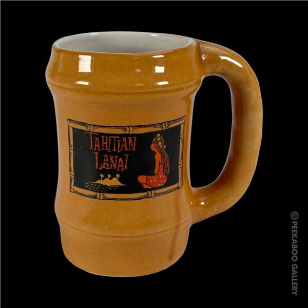 THE WAIKIKIAN "TAHITIAN LANAI" HANDLED TIKI MUG.