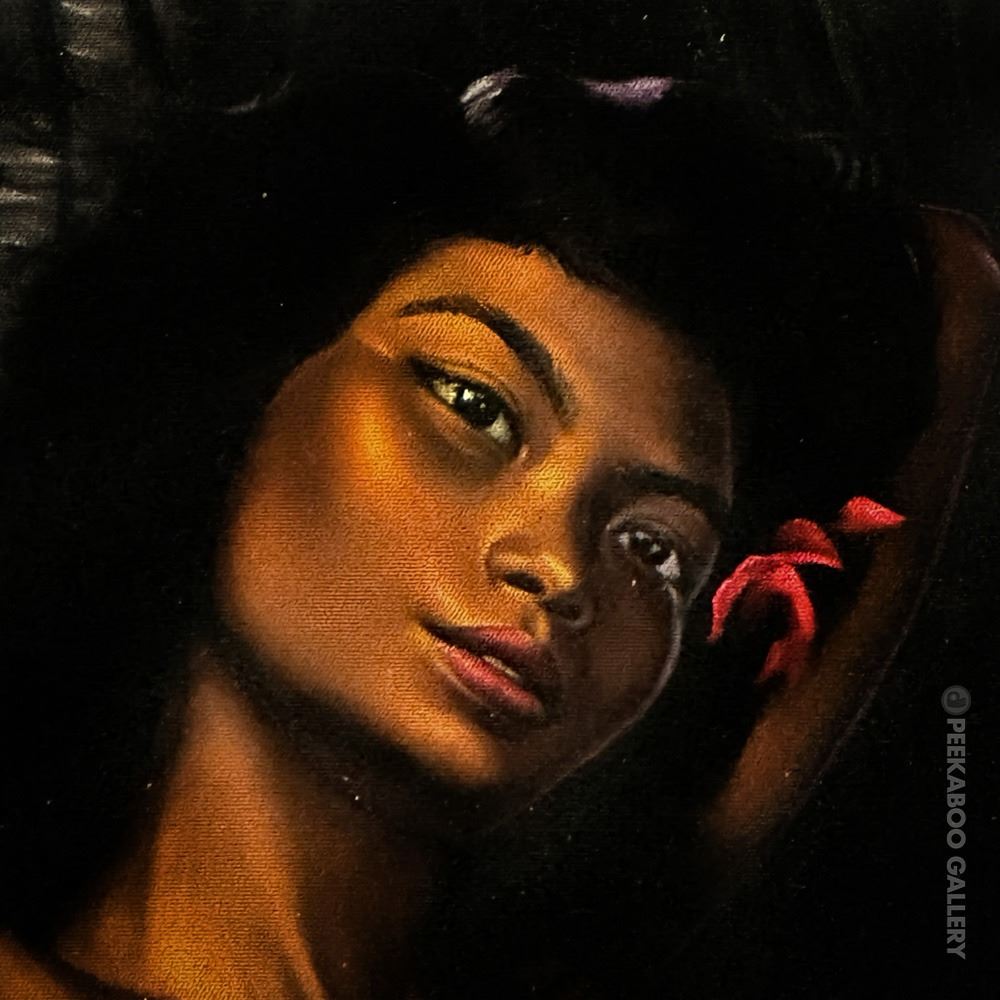 ORIGINAL VELVET PAINTING 