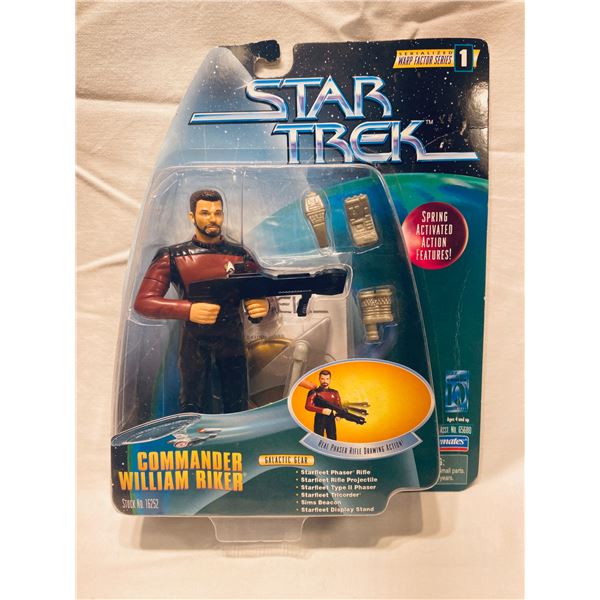Star Trek Commander William Riker Toy – New in Box