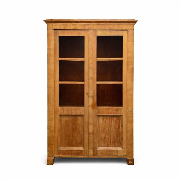 Biedermeier Vitrine Bookcase