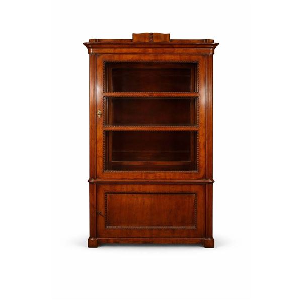 Biedermeier Single-Door Display Cabinet