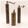 Image 1 : Three Brass Coffee or Spice Grinders
