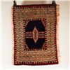 Image 1 : Persian Village Hand-Knotted Wool Mat, 22.5 x 17 Inches