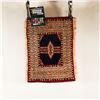 Image 2 : Persian Village Hand-Knotted Wool Mat, 22.5 x 17 Inches