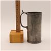 Image 5 : Continental Pewter Litre Measure with Multiple Verification Stamps