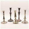 Image 1 : Five Assorted Metal Candlesticks