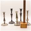 Image 2 : Five Assorted Metal Candlesticks