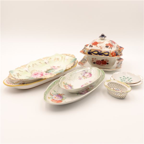 Group of Assorted Porcelain Serving Pieces