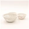 Image 3 : Three Herend Porcelain Pierced Baskets