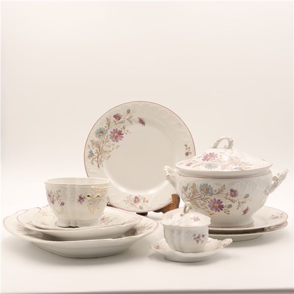 Partially Marked Continental Porcelain Partial Service, 8 pcs