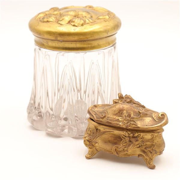 Art Nouveau and Romantic Revival Vanity Accessories Group, 5 pcs.