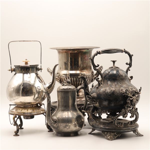 Birks Regency Plate and Other Silver-Plated Flatware & Table Service Group, approx. 47 pcs. plus rol