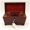 Image 3 : Mahogany Tea Caddy and Inlaid Domed Box