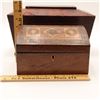 Image 5 : Mahogany Tea Caddy and Inlaid Domed Box