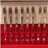 Image 5 : 1847 Rogers Bros. silver-plated flatware service in fitted case