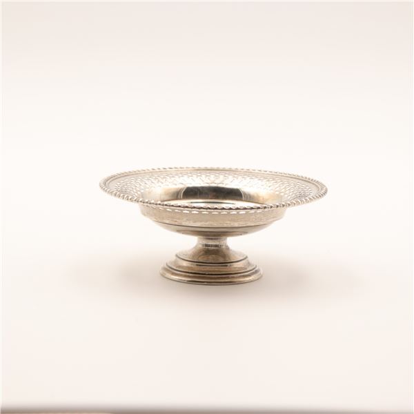 Birks Sterling Silver Pierced Pedestal Dish (Tazza), 86 g