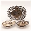 Image 1 : Three Continental 800 Silver Rococo Revival Dishes