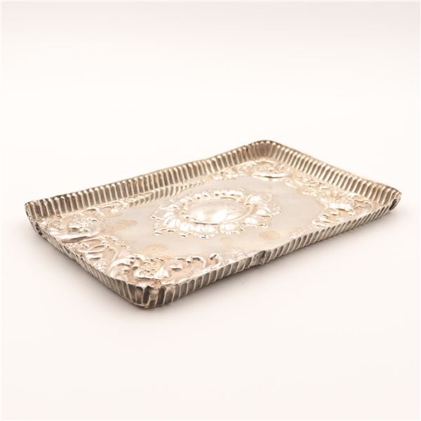 Walker & Hall Sheffield Sterling Silver Card Tray