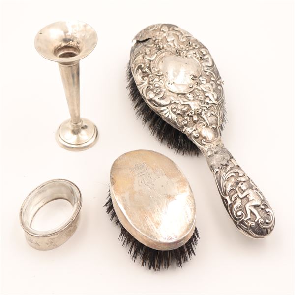 Associated Continental Silver-Mounted Vanity Articles