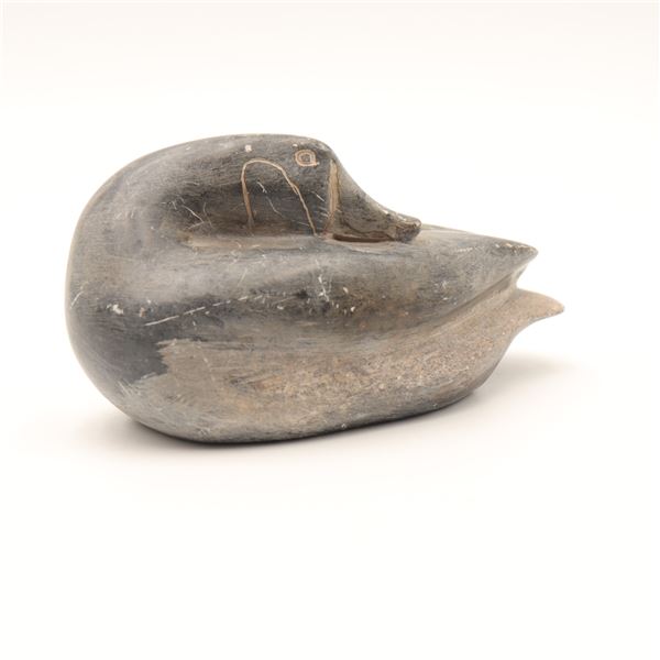 Henry Anautak Carved Stone Waterfowl, 1983