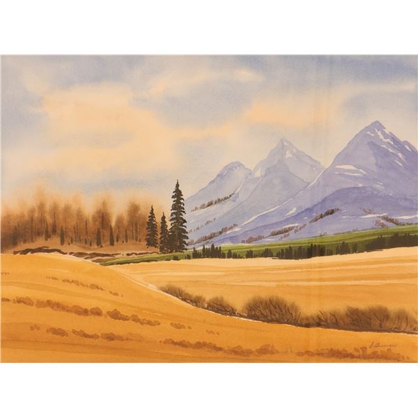 Signed Turner, The Three Sisters, Watercolour on Paper