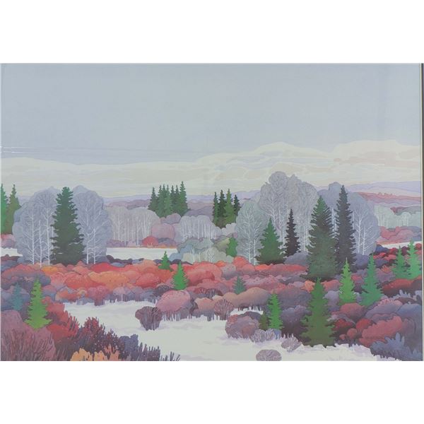 Keith Thomson (Canadian, b. 1934), First Snowfall, 1989, Artist-Signed Colour Print, 62/450