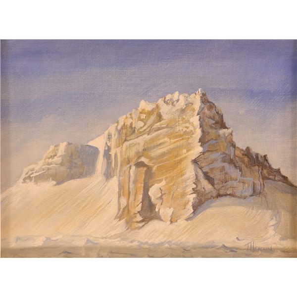 Terraleen Hrycun (Terry Hrycun), The Rock, Oil on Canvas