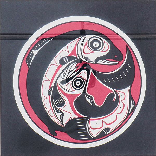 Floyd Joseph (Tyee) (Squamish / Coast Salish, Canadian, b. 1953), Natural Spawning Grounds, 1986, Si