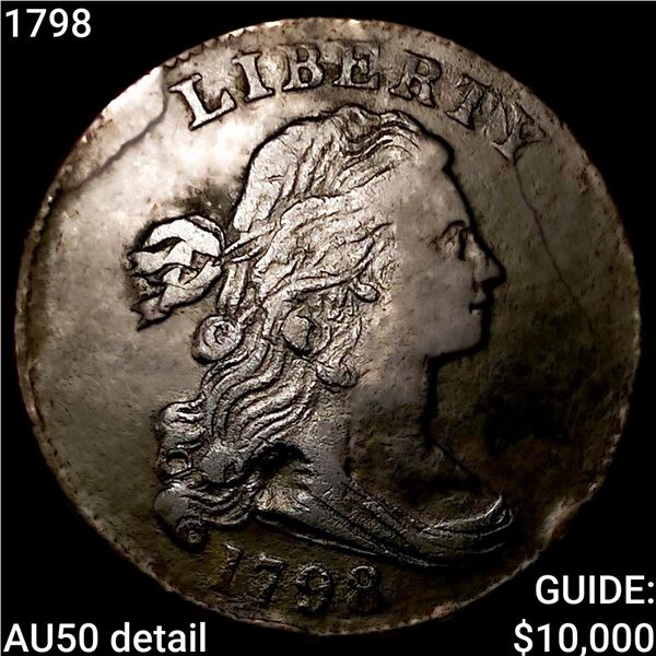 1798 Draped Bust Large Cent CLOSELY UNCIRCULATED