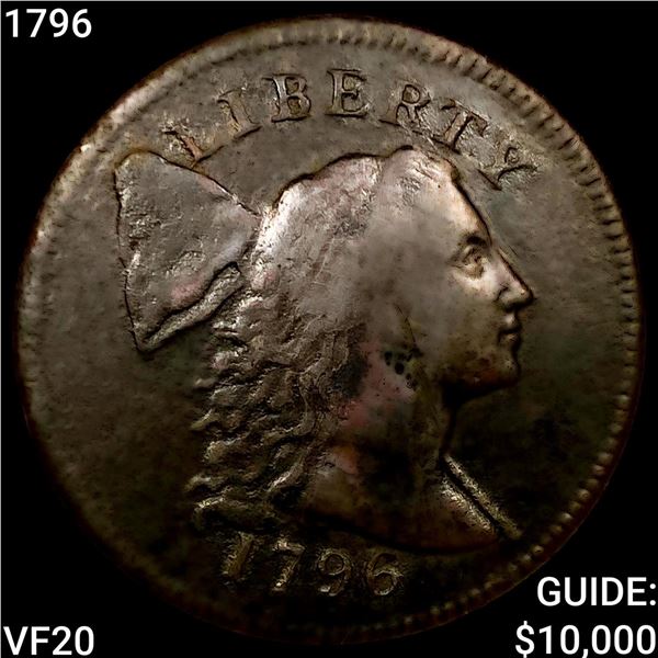 1796 Draped Bust Large Cent LIGHTLY CIRCULATED